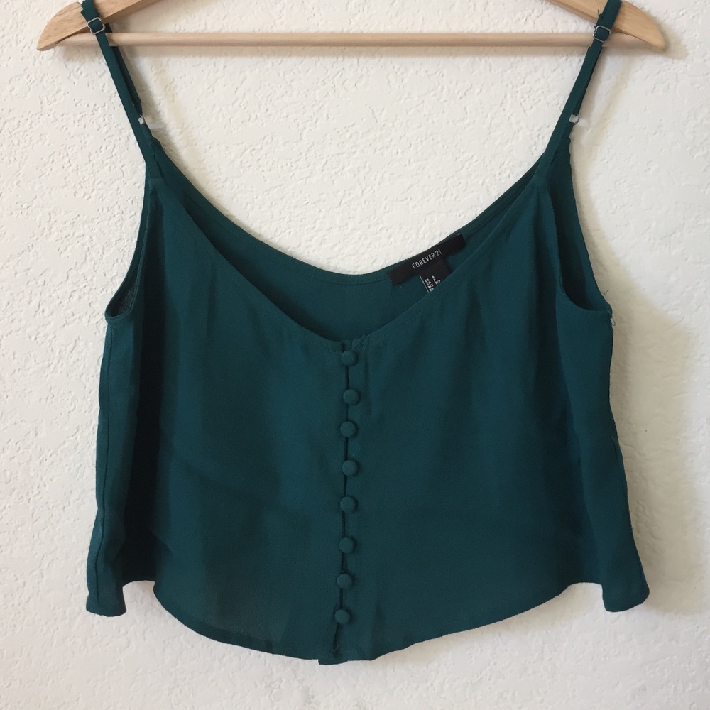 Cropped Green Top